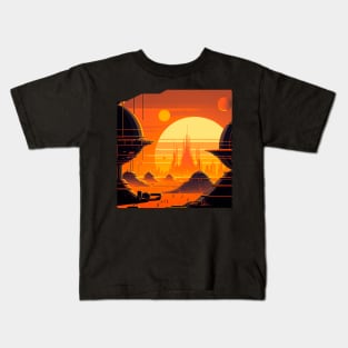 Dune Synthwave Kids T-Shirt